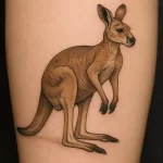 Kangaroo tattoo — what it represents