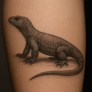 Komodo Dragon tattoo — symbolism, meaning, and cultural significance