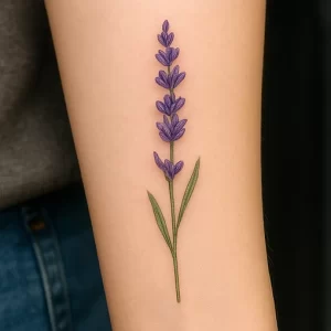 Tattoo of Lavender — detailed meaning and symbolism