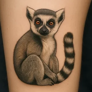 Tattoo of Lemur — meaning and symbolism