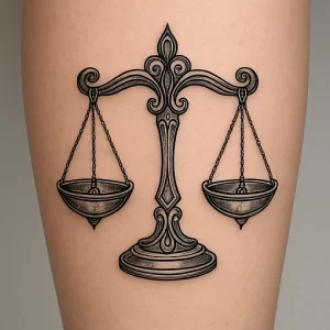 Libra tattoo — meaning and symbolism