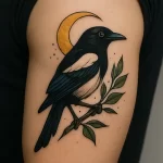 Magpie tattoo — what it represents