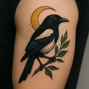 Magpie tattoo — what it represents