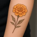 Tattoo of Marigold — meaning and symbolism