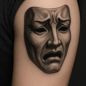 Mask tattoo — symbolism, meaning, and cultural significance