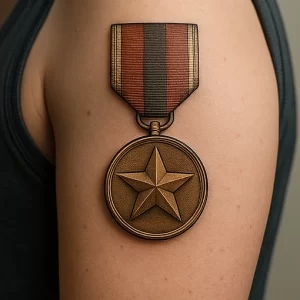Medal tattoo — meaning and symbolism