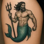 Merman tattoo — symbolism, meaning, and cultural significance