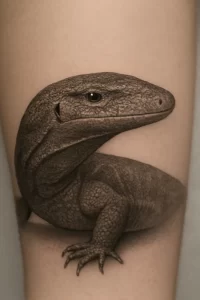 Monitor Lizard tattoo — what it represents