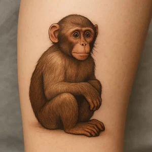 Monkey tattoo — meaning and symbolism