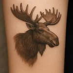 Tattoo of Moose — meaning and symbolism