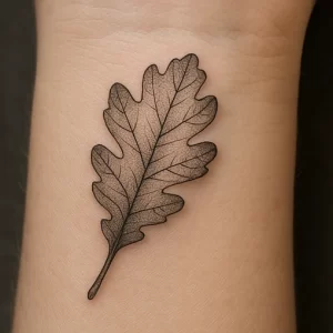 Oak Leaf tattoo — exploring its symbolism and hidden meanings