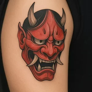 Oni tattoo — what it represents