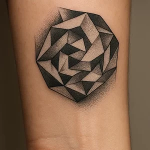 Optical Illusion tattoo — meaning and symbolism