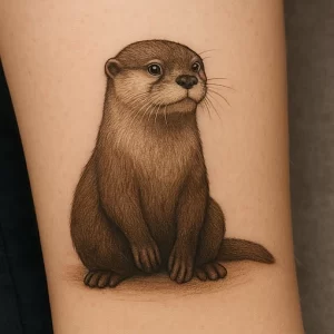 Tattoo of Otter — detailed meaning and symbolism