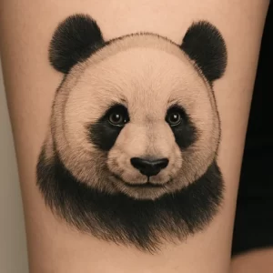 Panda tattoo — meaning and symbolism