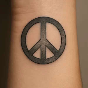 Tattoo of Peace Sign — meaning and symbolism