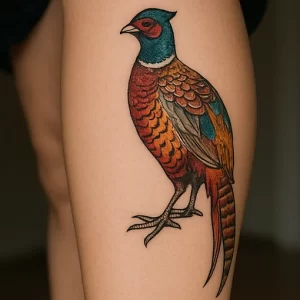 Pheasant tattoo — symbolism, meaning, and cultural significance
