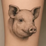 Pig tattoo — what it represents