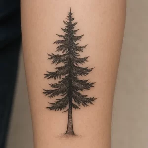 Pine Tree tattoo — symbolism and deep meaning explained
