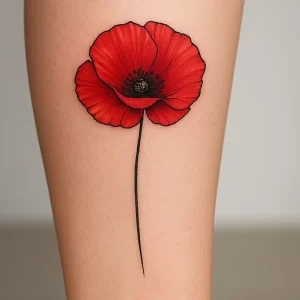 Poppy tattoo — exploring its symbolism and hidden meanings