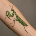 Praying Mantis tattoo — what it represents