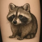 Tattoo of Raccoon — detailed meaning and symbolism