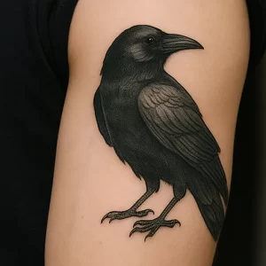 Tattoo of Raven — meaning and symbolism