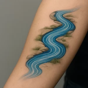 Rivers tattoo — meaning and symbolism