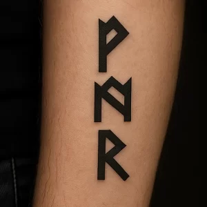 Runes tattoo — meaning and symbolism