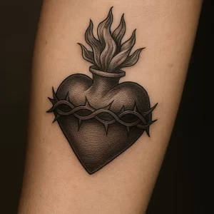 Sacred Heart tattoo — exploring its symbolism and hidden meanings