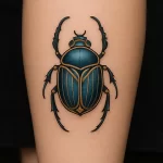 Scarab tattoo — exploring its symbolism and hidden meanings