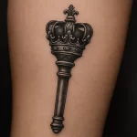 Tattoo of Scepter — detailed meaning and symbolism