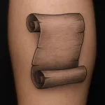 Scroll tattoo — what it represents