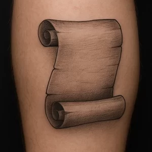 Scroll tattoo — what it represents