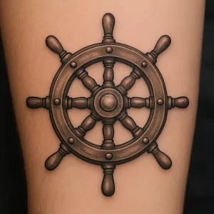 Ship Wheel tattoo — symbolism, meaning, and cultural significance