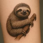 Tattoo of Sloth — meaning and symbolism