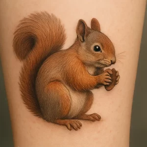 Squirrel tattoo — symbolism and deep meaning explained