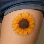 Tattoo of Sunflower — meaning and symbolism