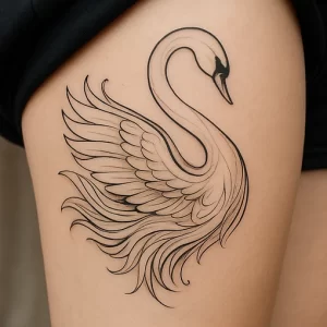 Swan tattoo — symbolism, meaning, and cultural significance