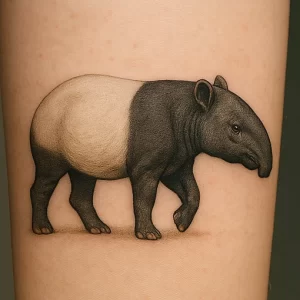 Tapir tattoo — symbolism and deep meaning explained