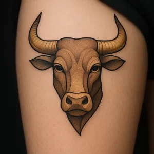 Taurus tattoo — exploring its symbolism and hidden meanings