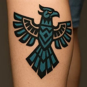 Thunderbird tattoo — symbolism, meaning, and cultural significance