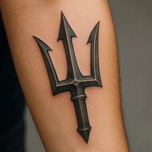 Trident tattoo — symbolism and deep meaning explained