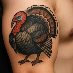 Turkey tattoo — symbolism, meaning, and cultural significance