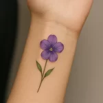 Tattoo of Violet — detailed meaning and symbolism