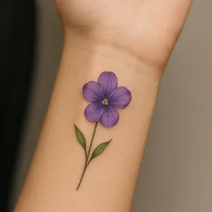 Tattoo of Violet — detailed meaning and symbolism