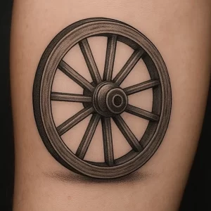 Tattoo of Wheel — meaning and symbolism