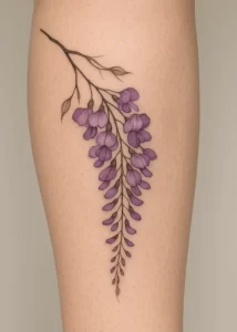 Wisteria tattoo — symbolism and deep meaning explained