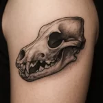 Tattoo of Wolf Skull — detailed meaning and symbolism