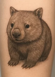 Tattoo of Wombat — meaning and symbolism